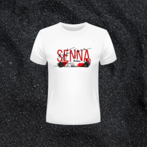 ayrton senna tribute t shirt – f1 legend graphic tee | vintage mclaren racing shirt for formula one fans